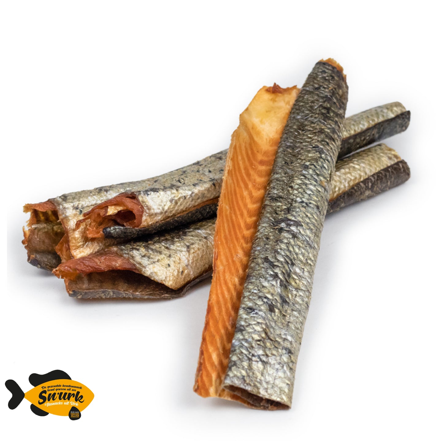 Hondensnack - Zalmhuid met vlees