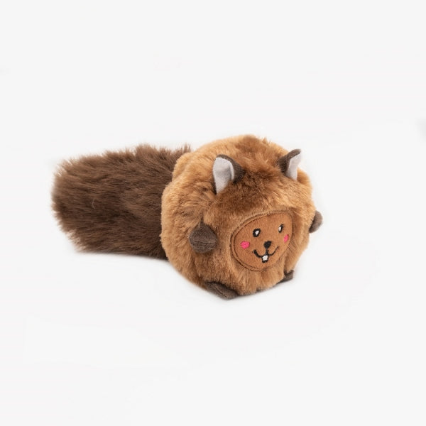 Hondenspeelgoed - Zippy Paws - Bushy Throw - Eekhoorn, vos en racoon