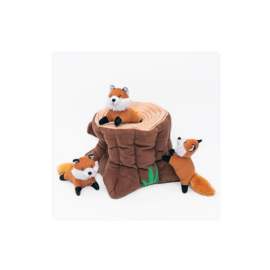 Hondenspeelgoed - Zippy Paws - Zippy Burrow – Fox Stump
