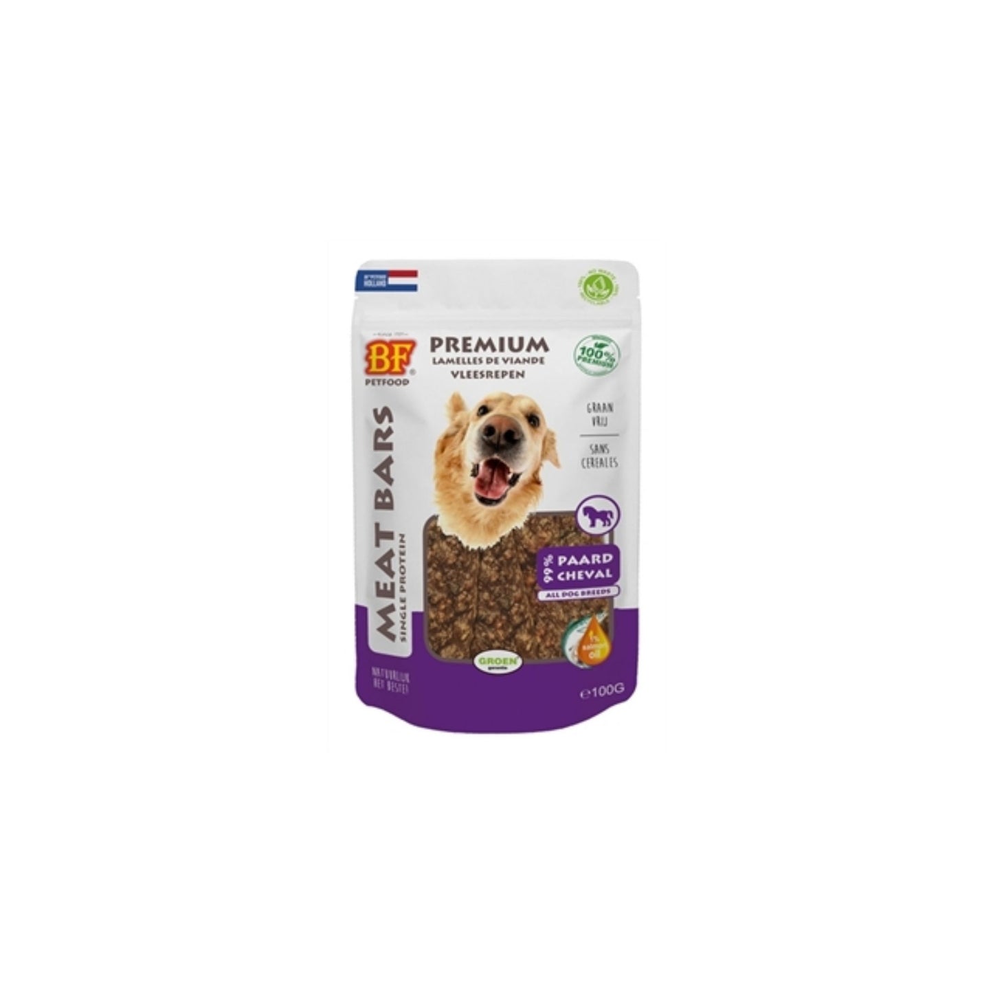 Vleesrepen voor honden - BF PetFood - Meat Bars paard