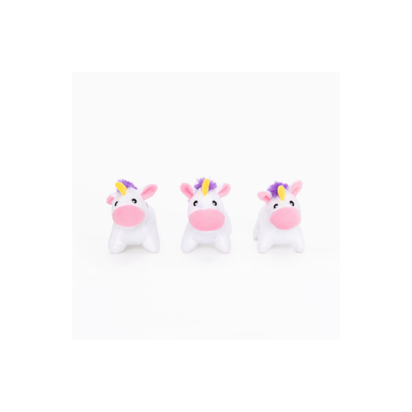 Hondenspeelgoed - Zippy Paws - Miniz 3-pack Unicorns