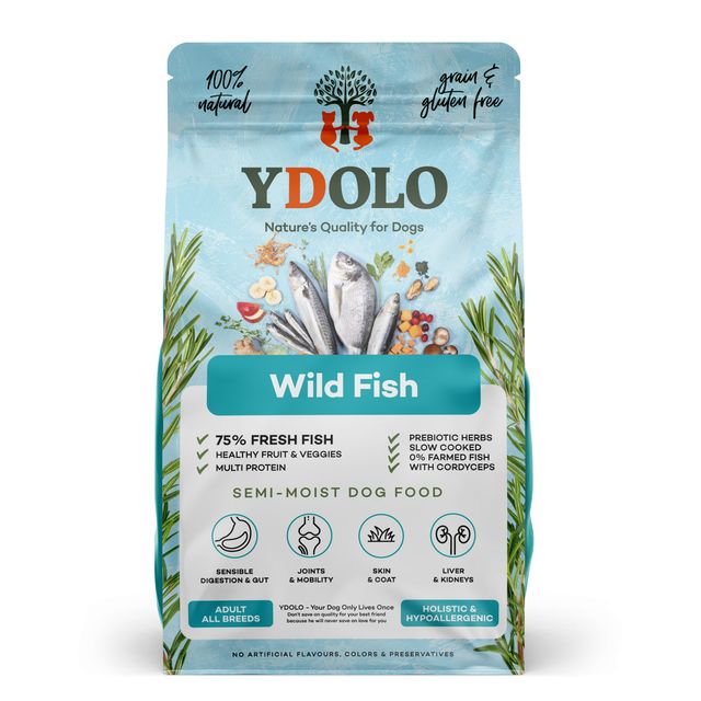 Hondenvoer - YDOLO - Wild Fish Semi Moist brokken