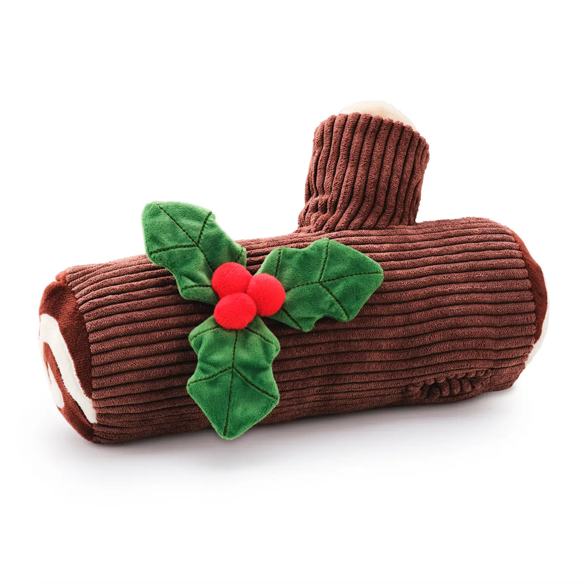 Kerst hondenspeelgoed - Foggy Dog - Yule log