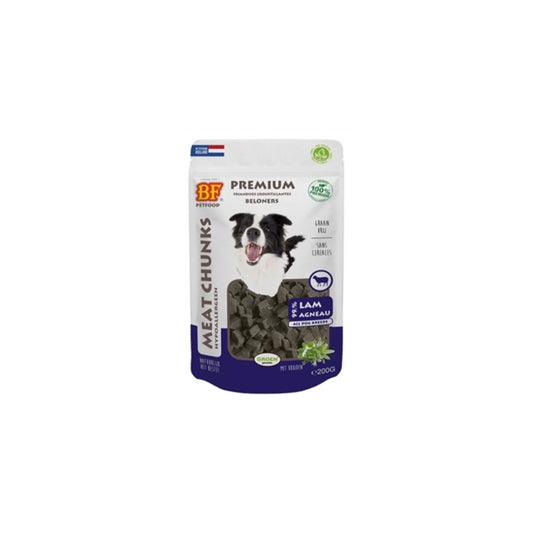 Beloners voor honden - BF PetFood - Meat Chunks lam