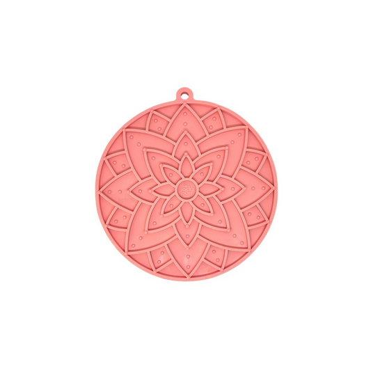 SodaPup Lickmat Lotus with Suction – Licht Roze
