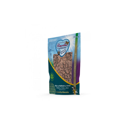 Hondensnacks - Renske - Gezonde Beloning Hond Crunchy Kip met Kalkoen en Eend