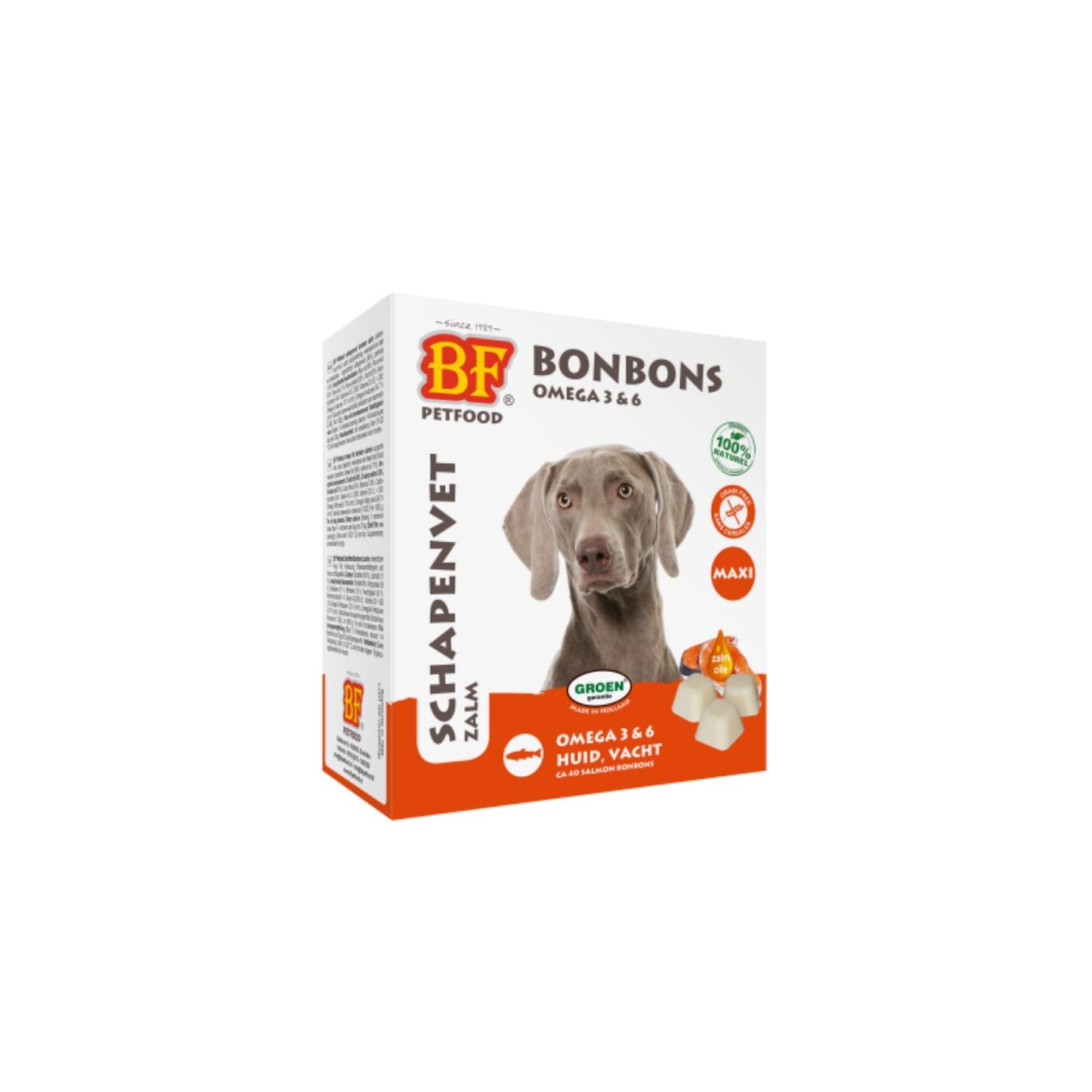 Bonbon voor honden - BF PetFood - Schapenvet bonbon zalmolie