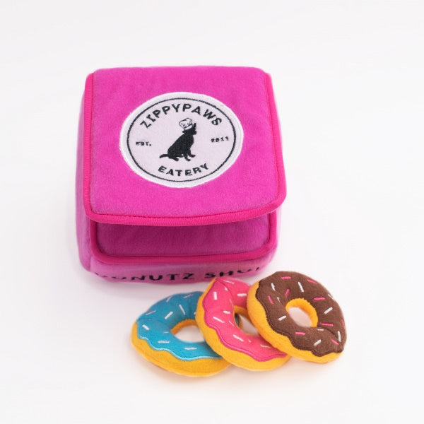 Hersenwerk speelgoed voor honden - Zippy Paws - Donut box - Verrijkingsspeelgoed