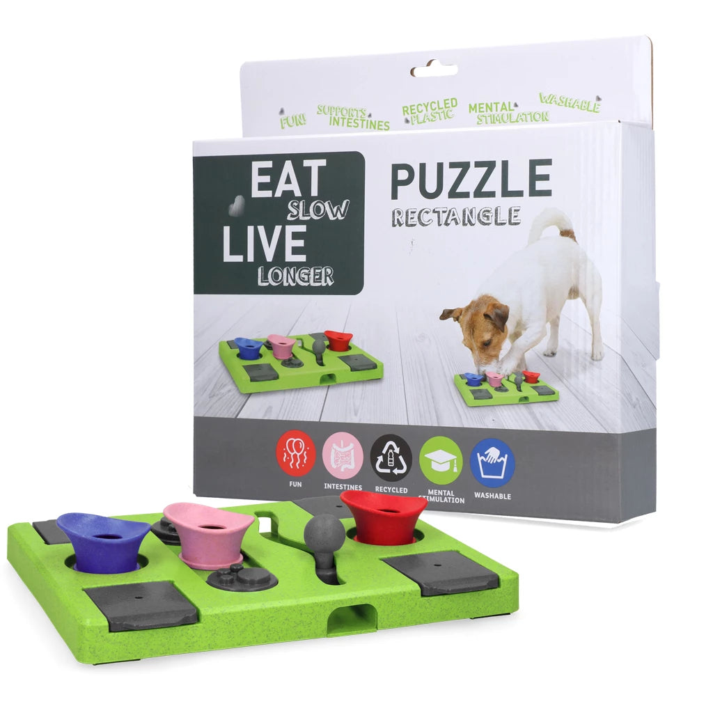 Hersenwerk voor honden - Eat Slow Live Longer - Puzzle Rectangle
