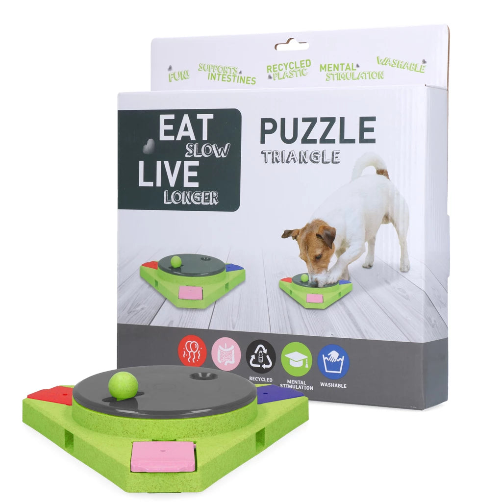 Hersenwerk voor honden - Eat Slow Live Longer - Puzzle Triangle