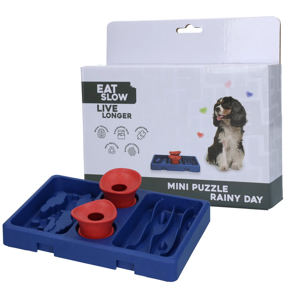 Hersenwerk voor honden - Eat Slow Live Longer - Mini Puzzle Rainy Day