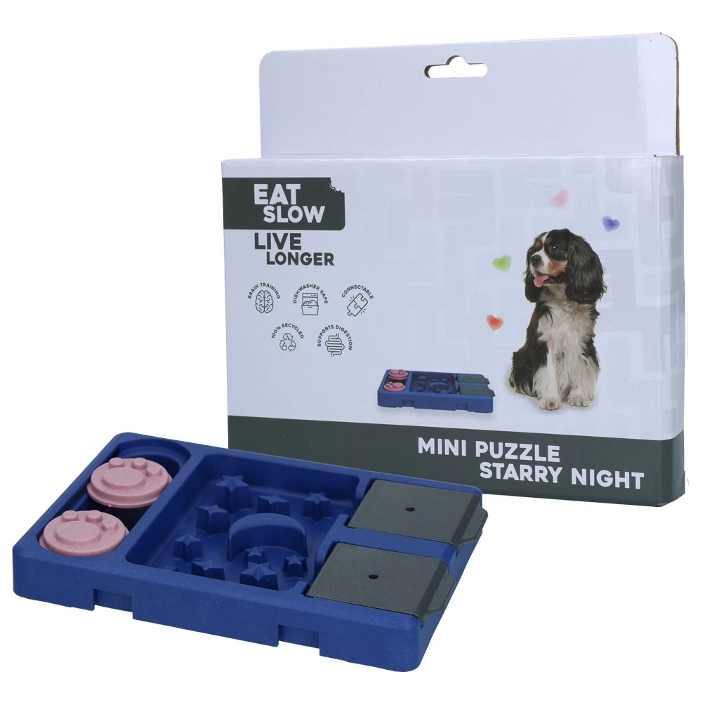 Hersenwerk voor honden - Eat Slow Live Longer - Mini Puzzle Starry Night