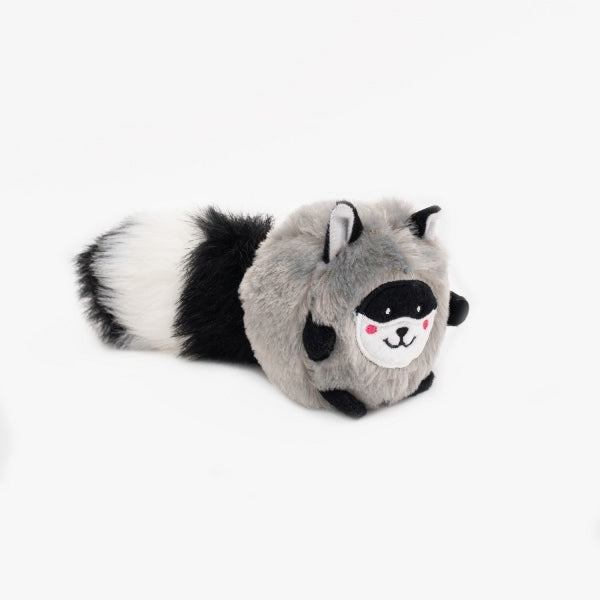 Hondenspeelgoed - Zippy Paws - Bushy Throw - Eekhoorn, vos en racoon