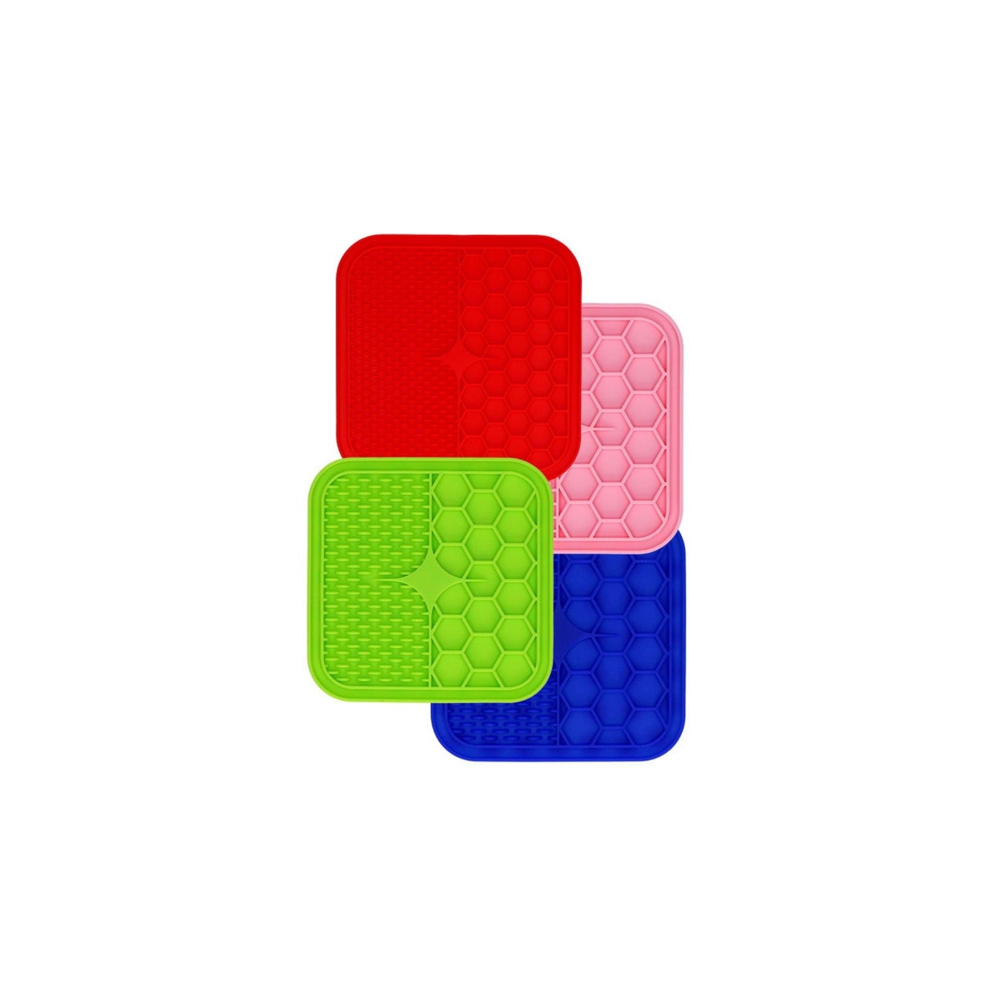 Likmat - 2 patronen likmat eat slow live longer - groen, blauw, roze, rood en grijs