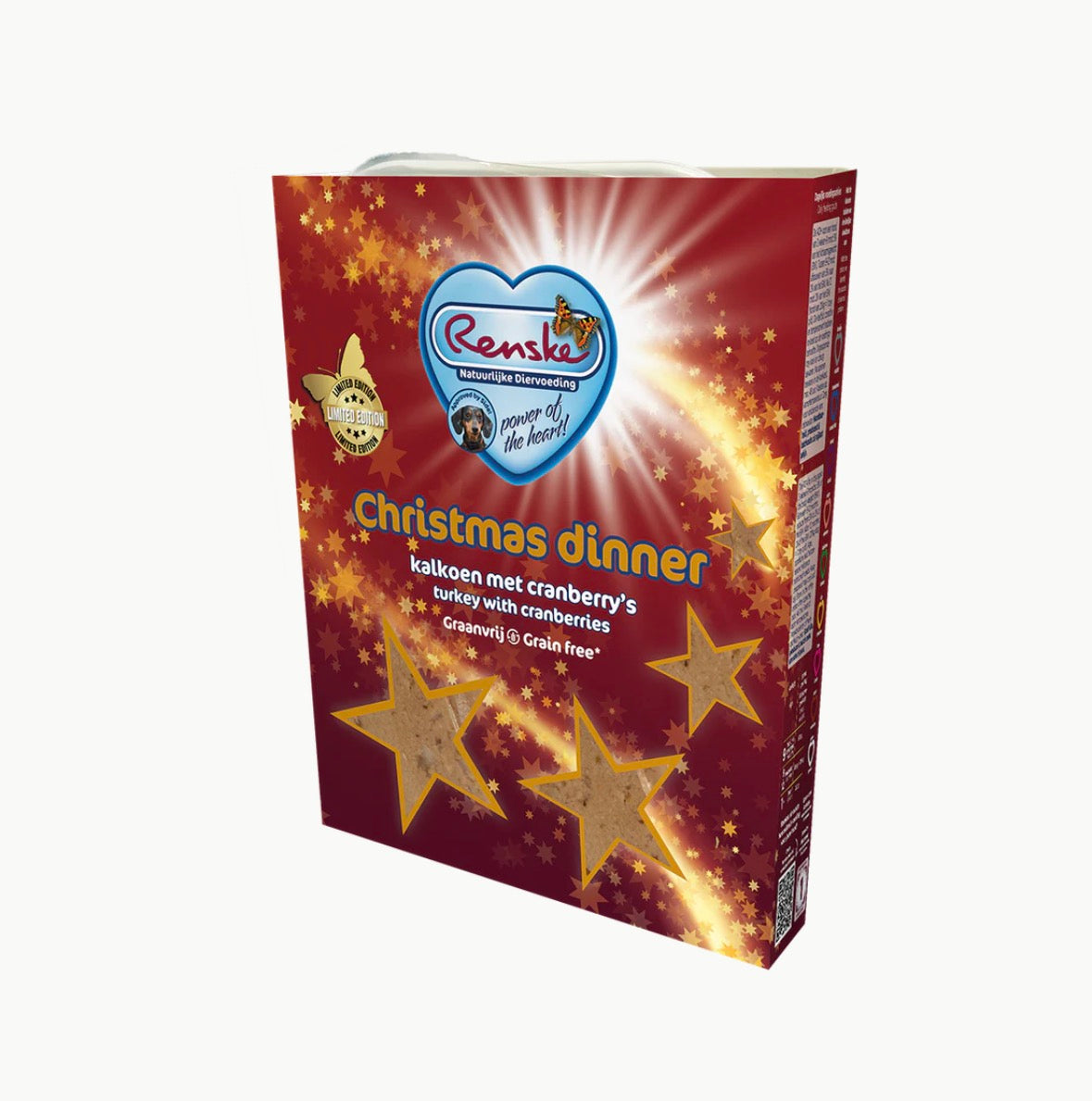 Renske Vers Gestoomde Vlees Maaltijd Kerstdiner - kalkoen en cranberry’s