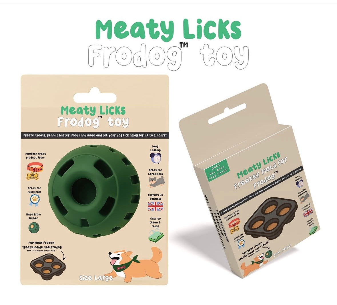Meaty Licks Frodog Toy
