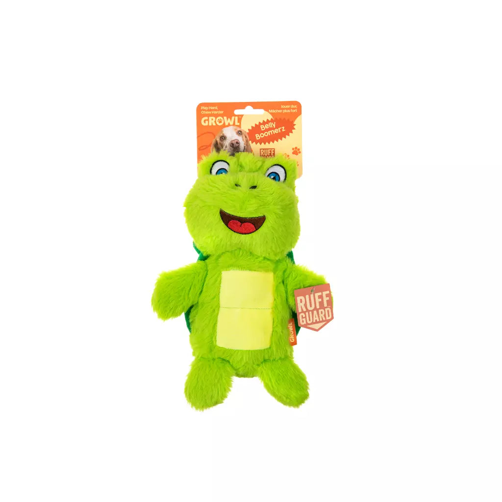 (Sterk) hondenspeelgoed - Growl - Belly Bommerz Tina de Schildpad