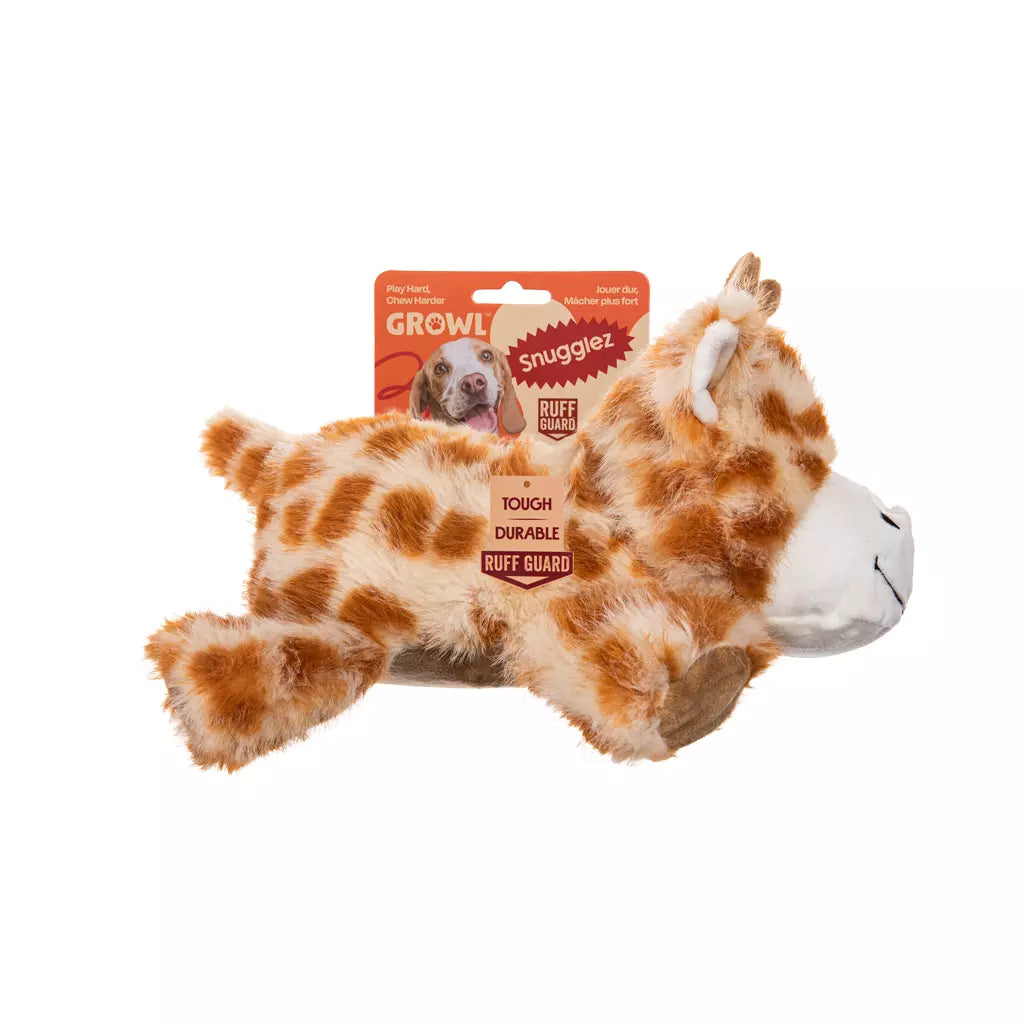 (Sterk) hondenspeelgoed - Growl - Snugglez Glen de Giraffe