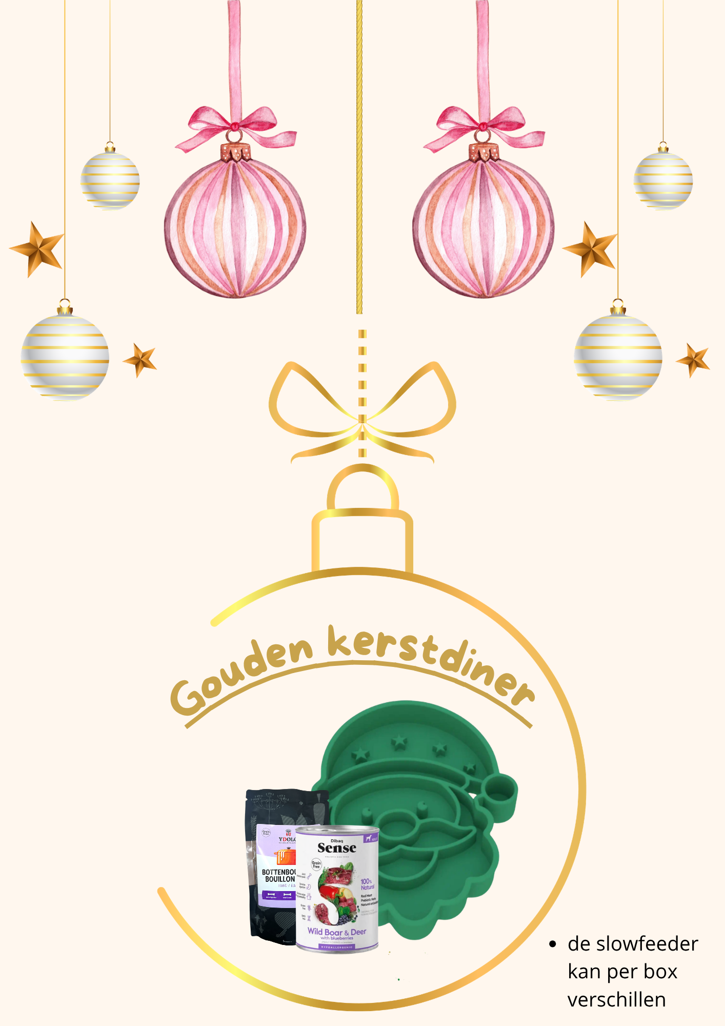 PRE-ORDER - Gouden kerstdiner