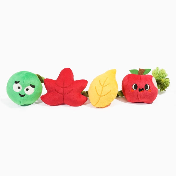 Hondenspeelgoed - HugSmart - Autumn Tailz – Apple and Worm