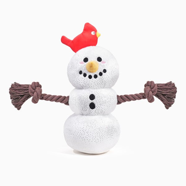 Kerst hondenspeelgoed - Snow Paws – Snowman