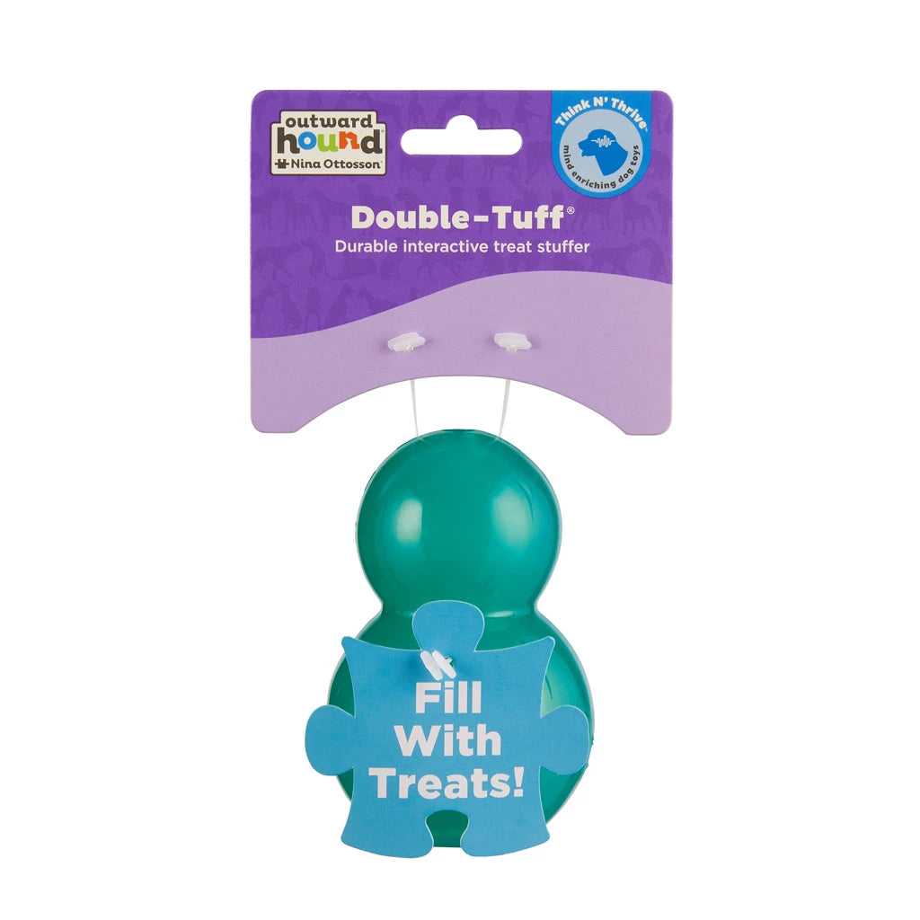 Intelligentie speelgoed voor honden - Outward Hound - Double-Tuff M Blauw