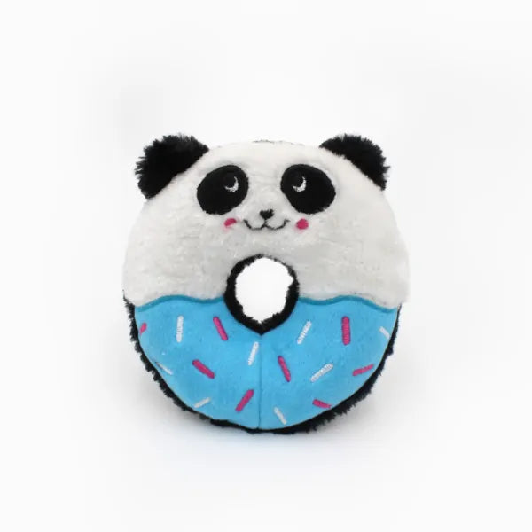 Hondenspeelgoed Donut Buddies - Zippy Paws - Beer, Konijn, Panda en Kikker