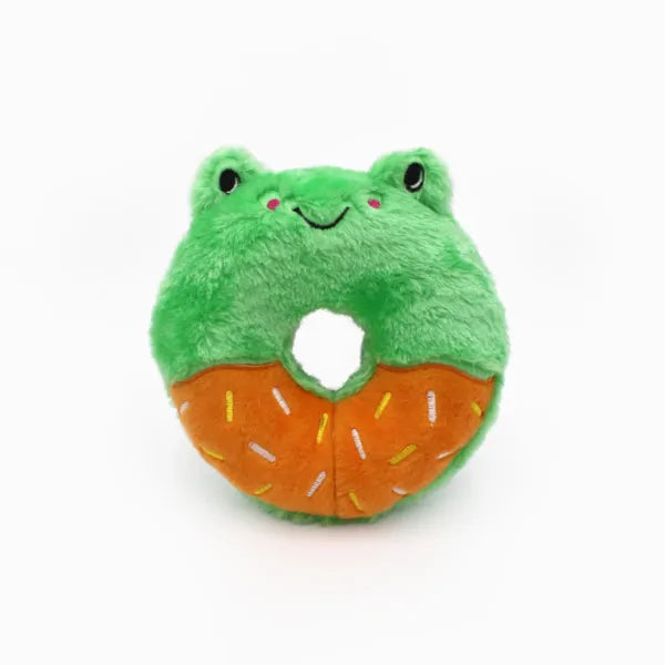 Hondenspeelgoed Donut Buddies - Zippy Paws - Beer, Konijn, Panda en Kikker