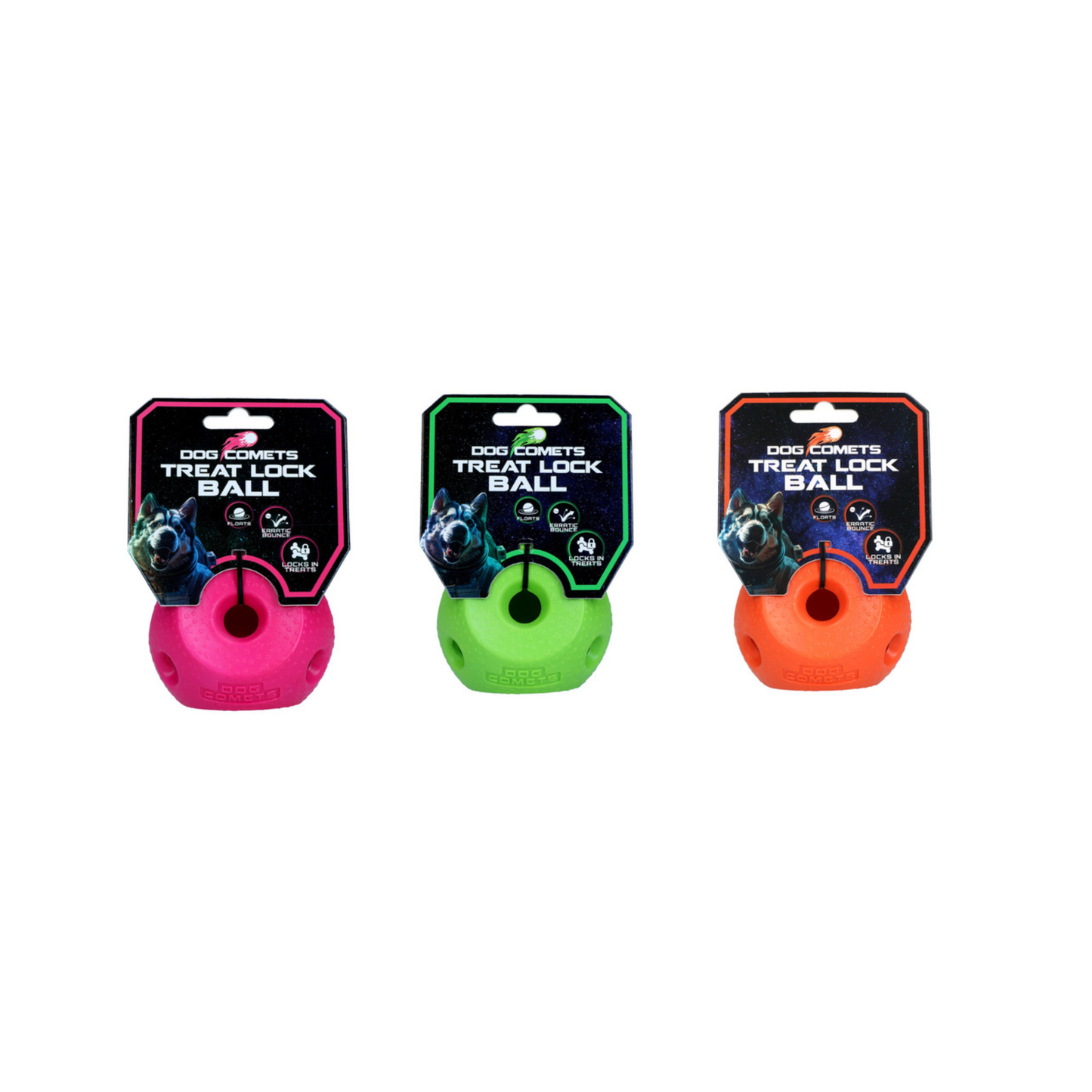Intelligentiespeelgoed voor honden - Dog Comets - Treat Lock Ball