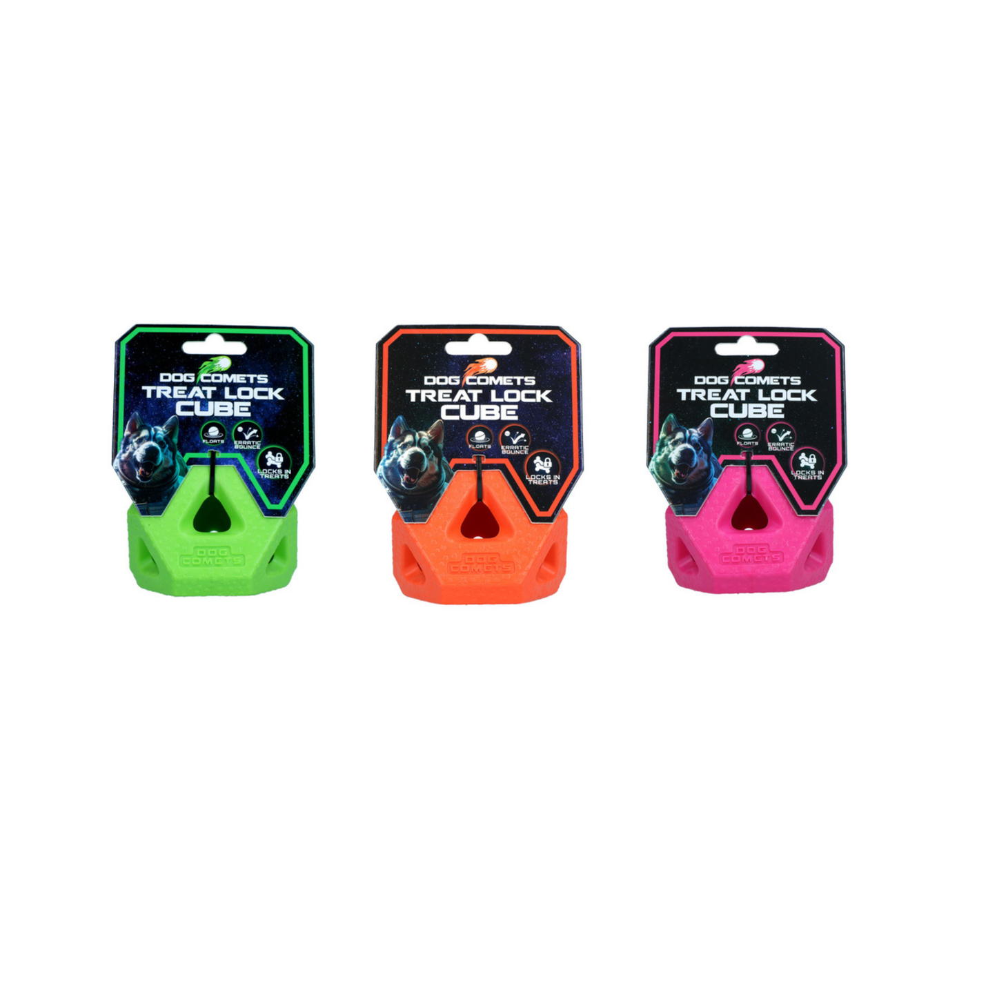 Intelligentiespeelgoed voor honden - Dog Comets - Treat Lock Cube