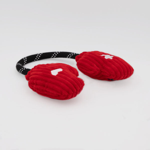Kerst hondenspeelgoed - Holiday RopeTugz Mittens