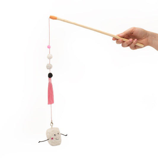 Kattenspeelgoed - ZippyClaws Zippystick Marshmallow