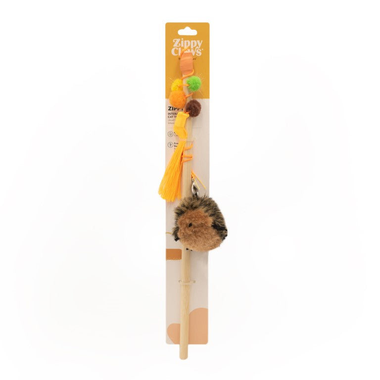 Kattenspeelgoed - ZippyClaws Zippystick Hedgehog