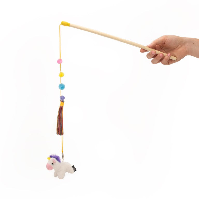 Kattenspeelgoed - ZippyClaws Zippystick Unicorn