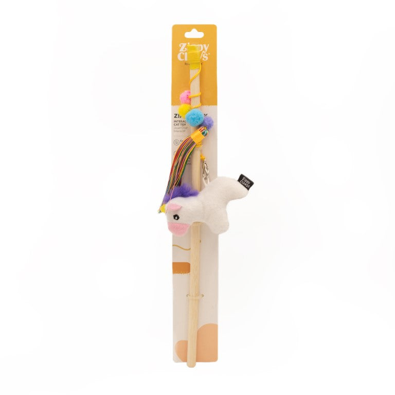 Kattenspeelgoed - ZippyClaws Zippystick Unicorn