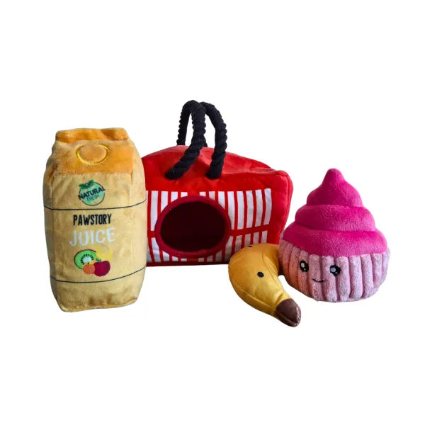 Hondenspeelgoed - PawStory - Snuffles Go Shopping 3-in-1