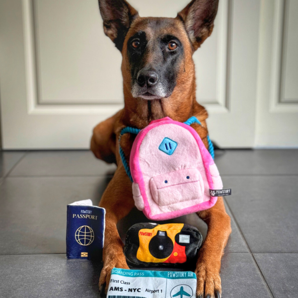 Hondenspeelgoed - Pawstory - Snuffles Billy Backpack 3-in-1