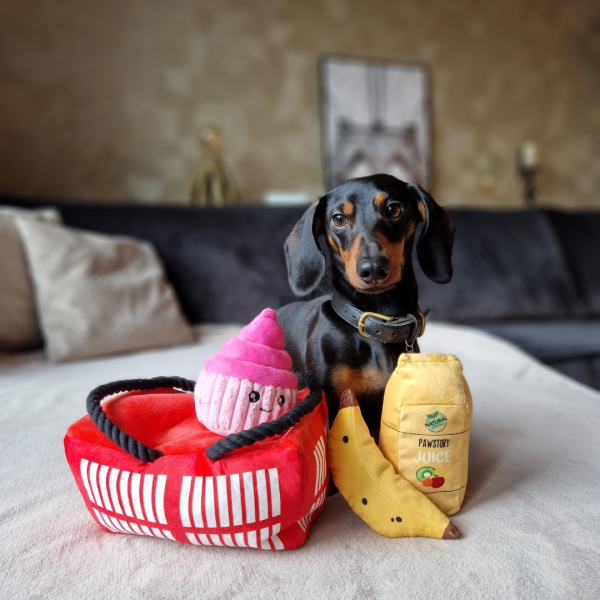 Hondenspeelgoed - PawStory - Snuffles Go Shopping 3-in-1