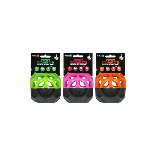 Hersenwerkje voor honden - Dog Comets - Moonstone - traktatie kubus - Groen, roze en oranje