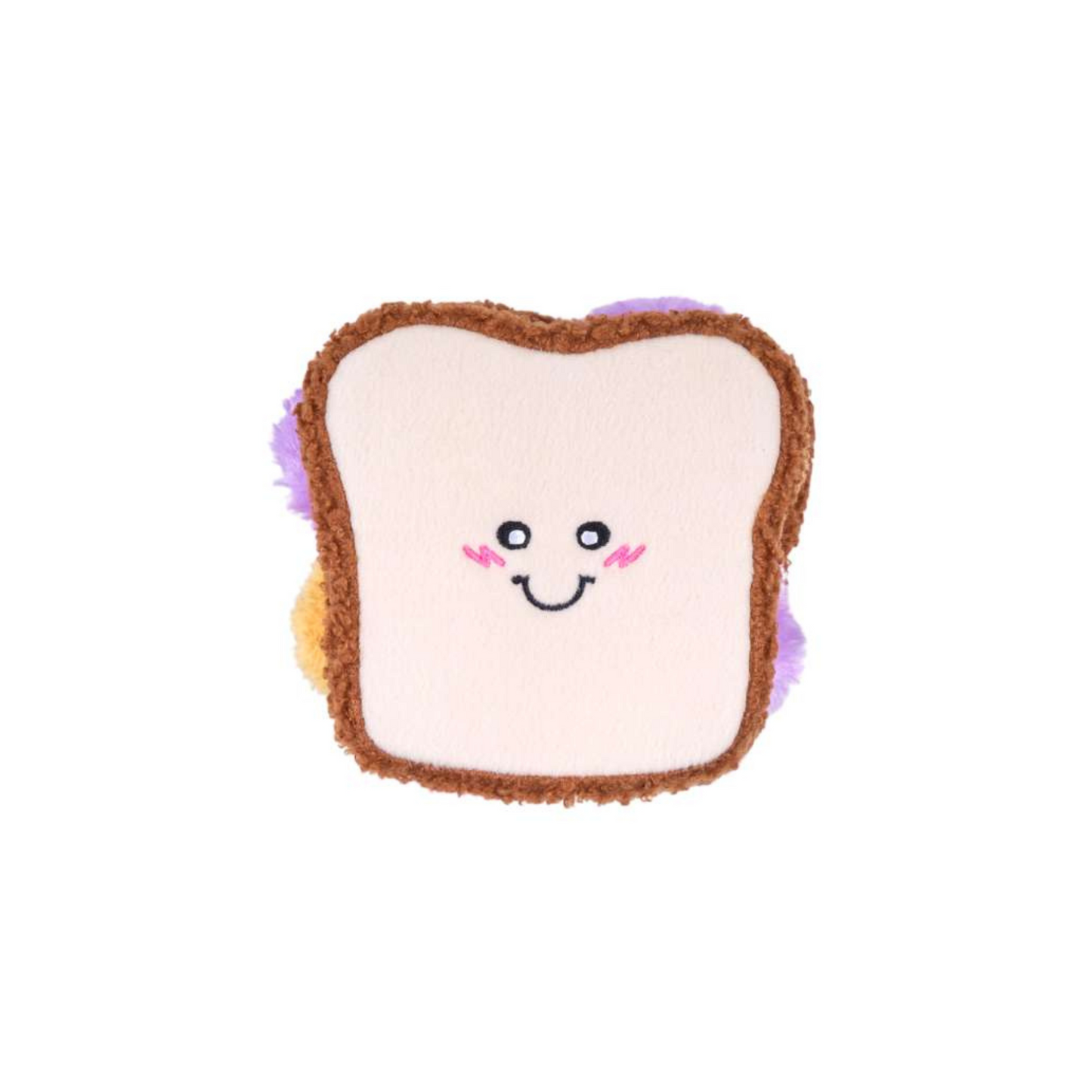 Hondenspeelgoed - ZippyPawq - Snufflerz – PB & J Sandwich