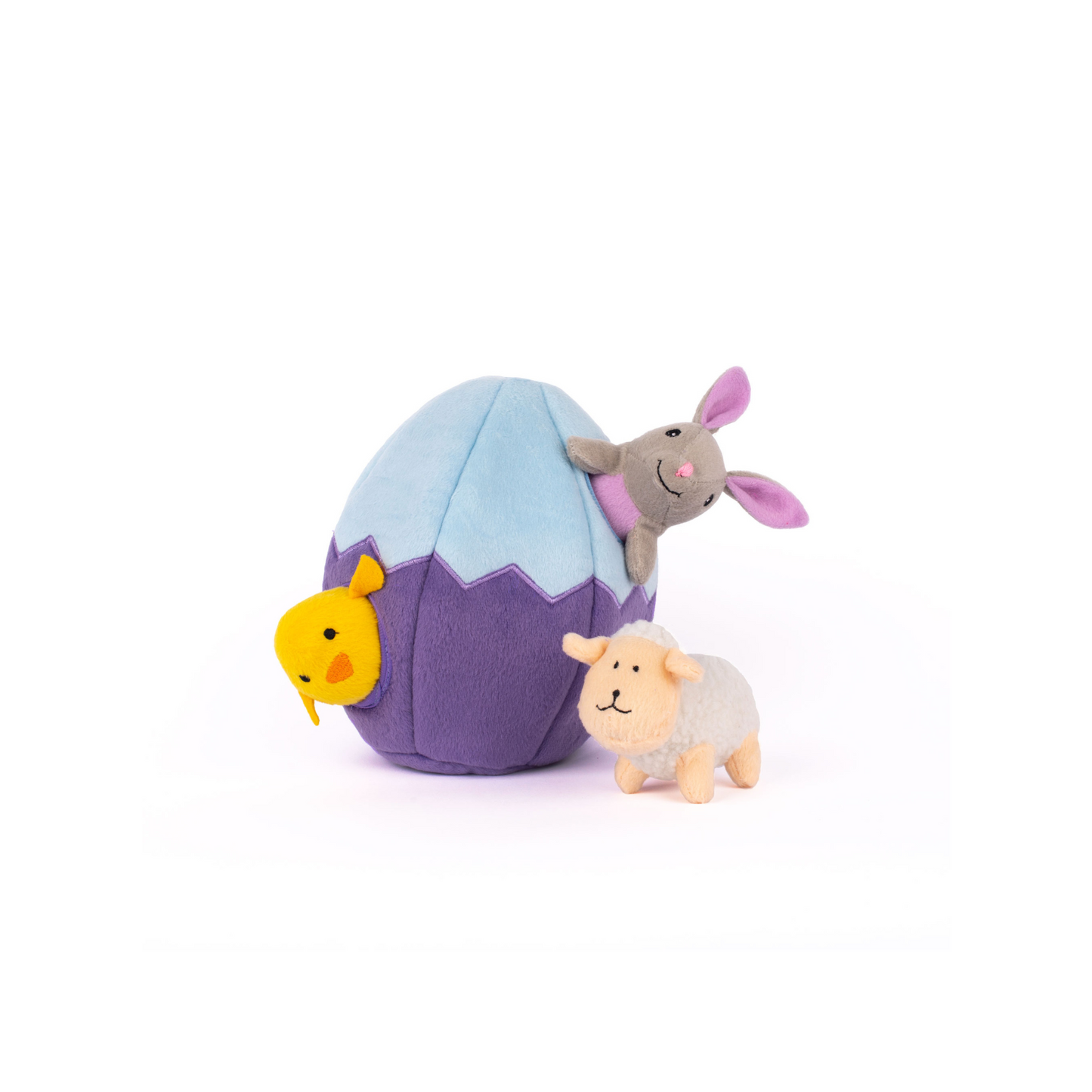 Hondenspeelgoed - ZippyPaws - Zippy Burrow – Easter Egg and Friends