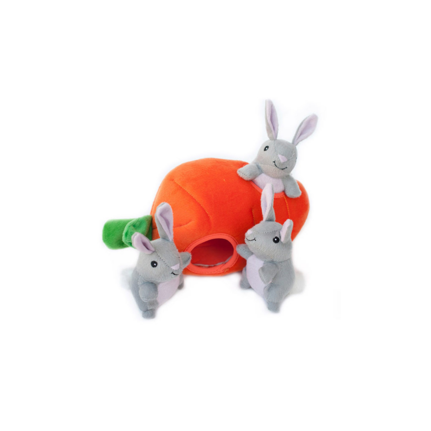 Hondenspeelgoed - ZippyPaws - Zippy Burrow – Bunny ’n Carrot