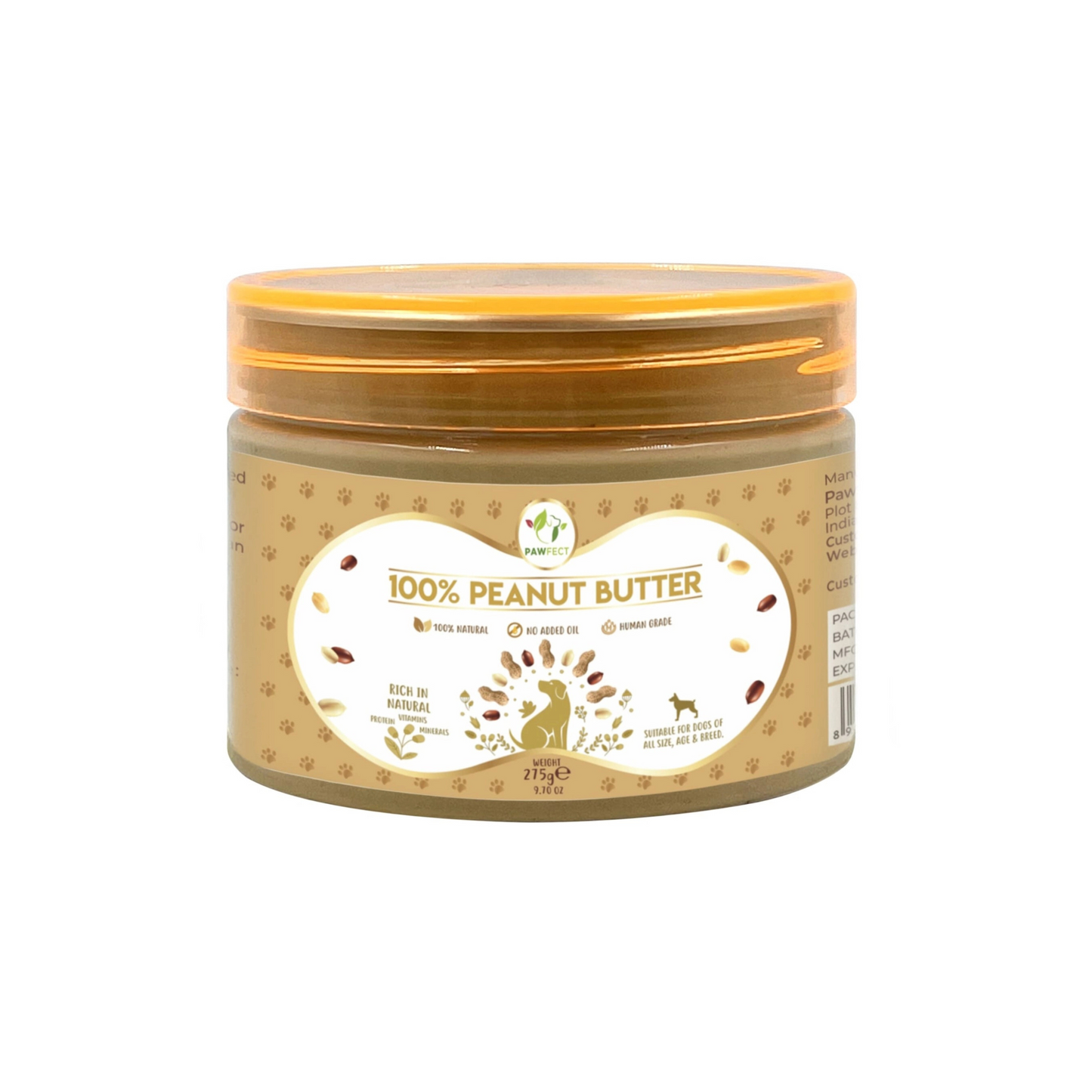 Hondenpindakaas - Pawfect - Naturel