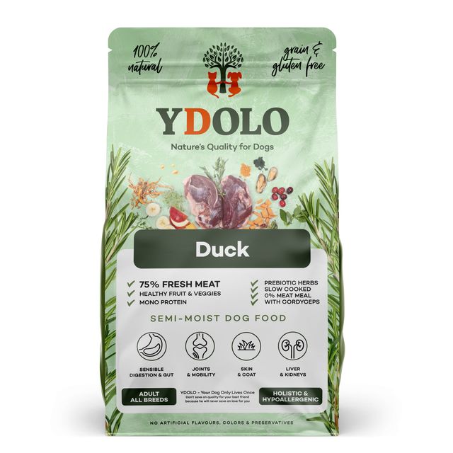 Hondenvoer - YDOLO - Duck Semi Moist brokken