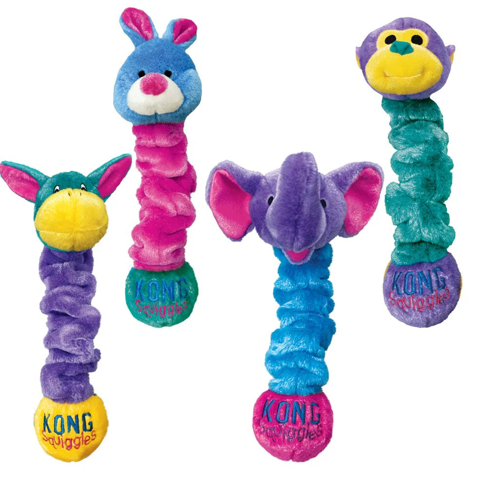 Hondenspeelgoed - KONG - Squiggles S en M