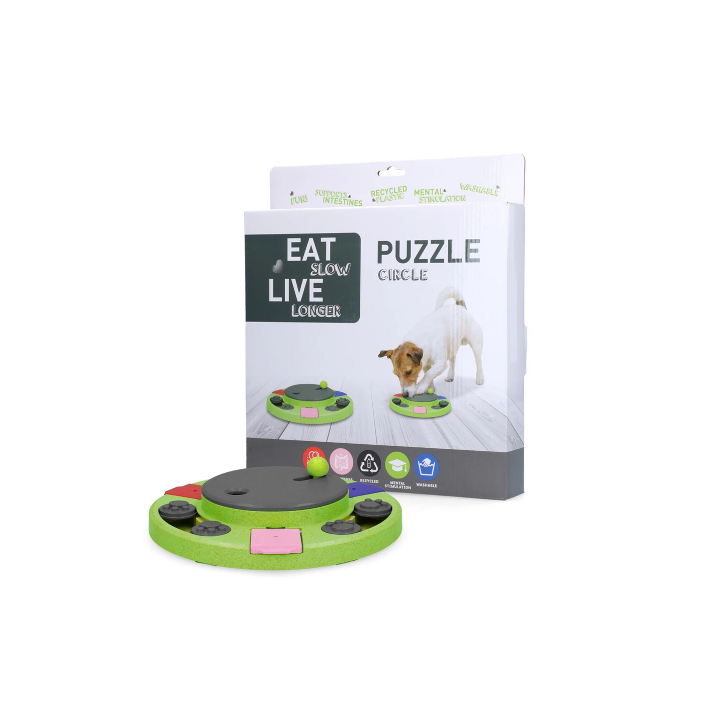 Hersenwerk voor honden - Eat Slow Live Longer - Puzzle Circle