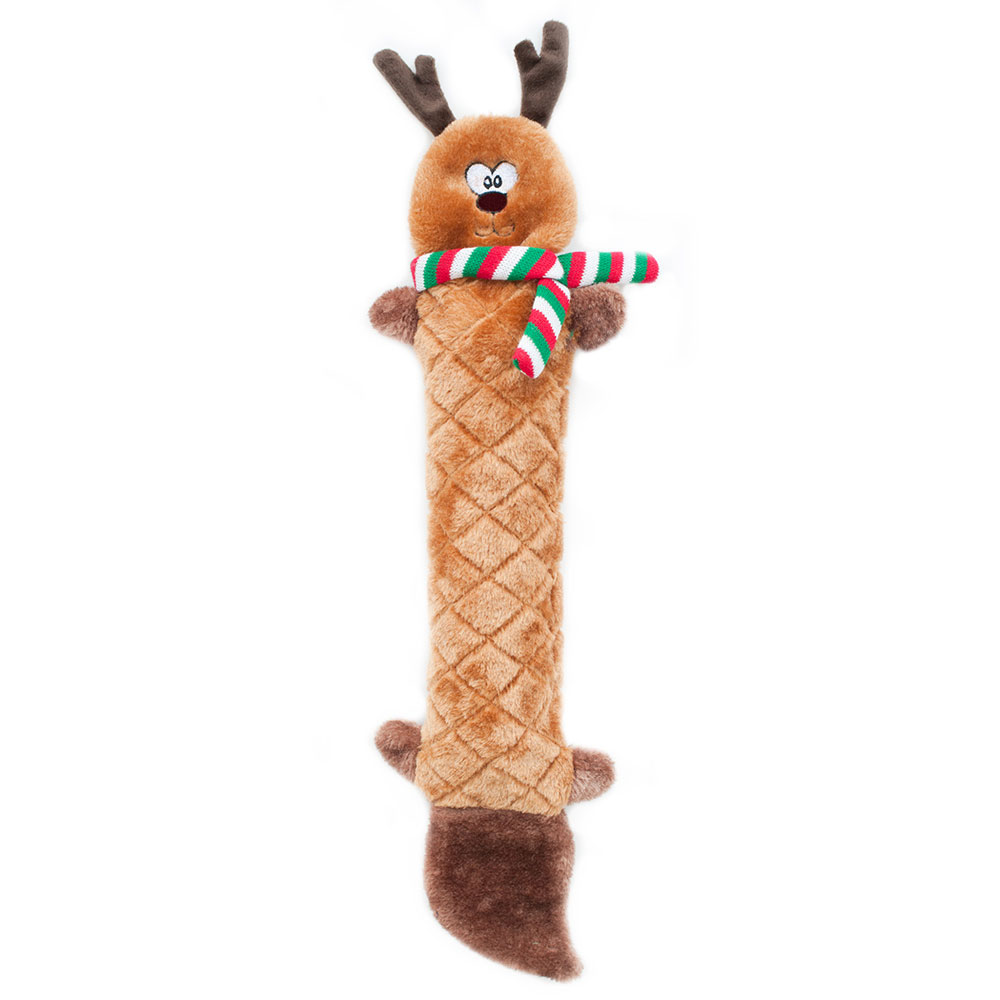 Kerst hondenspeelgoed - Holiday Jigglerz Reindeer