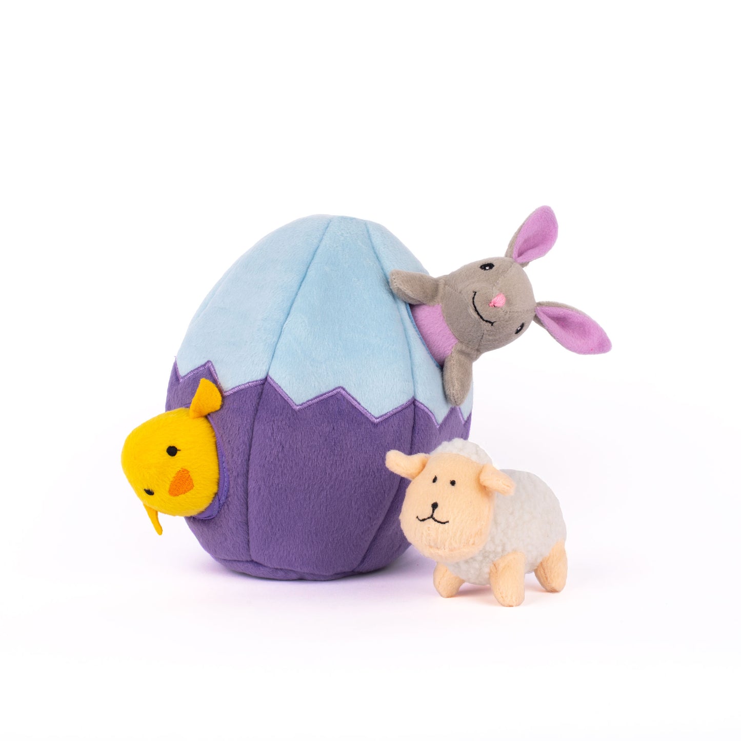 Hondenspeelgoed - ZippyPaws - Zippy Burrow – Easter Egg and Friends