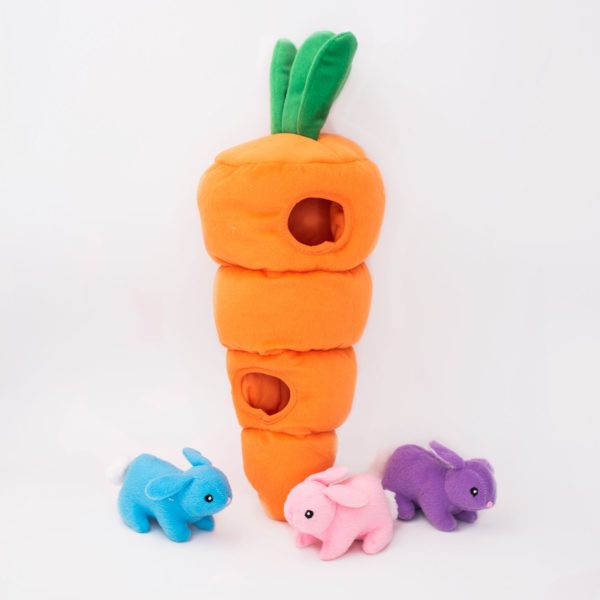 Hondenspeelgoed - ZippyPaws - Zippy Burrow – Easter Carrot