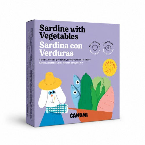 Hondensnack - Canumi - Sardines met groenten